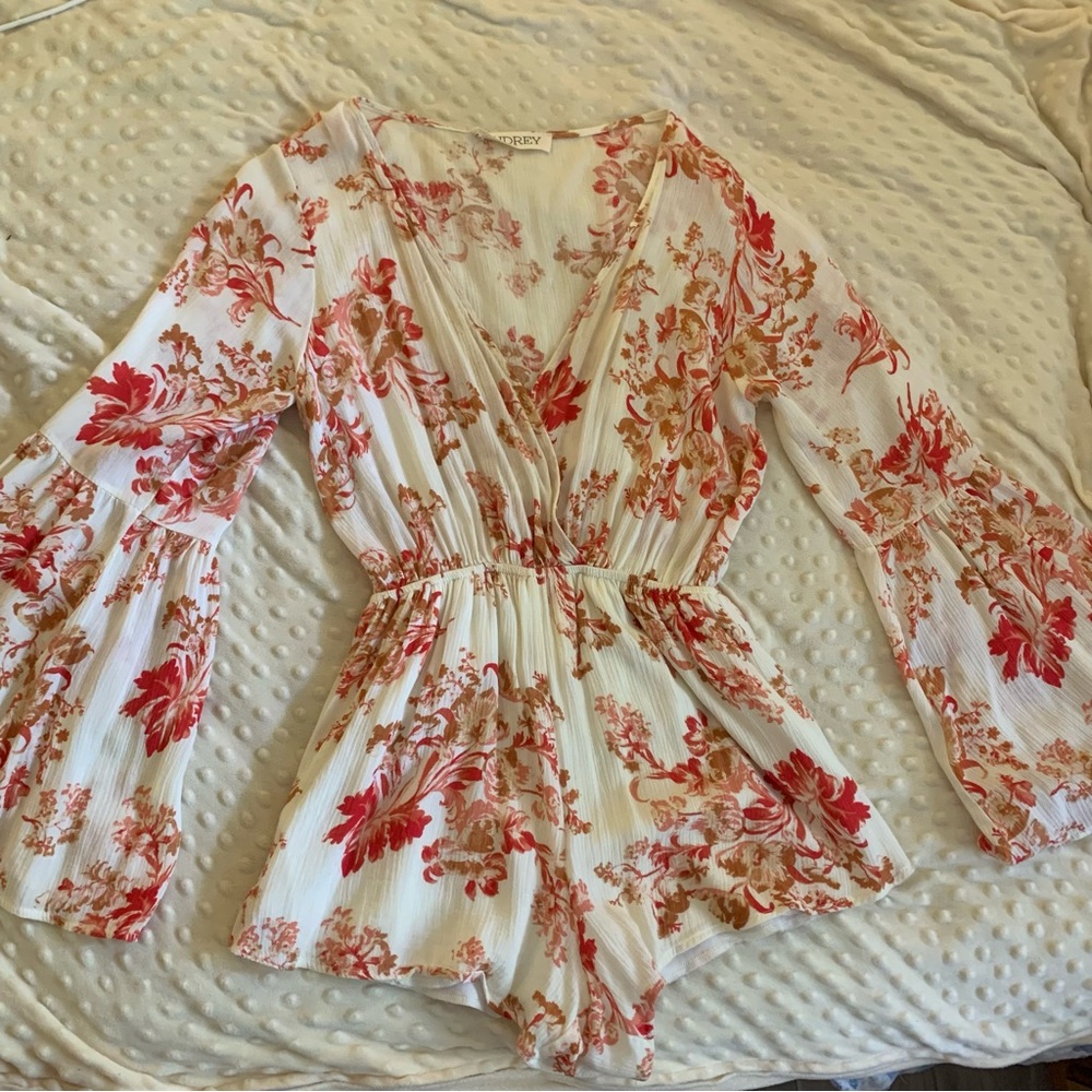Audrey 3+1 Floral Romper